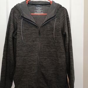L.L. Bean Women's Dark Gray Hooded Jacket